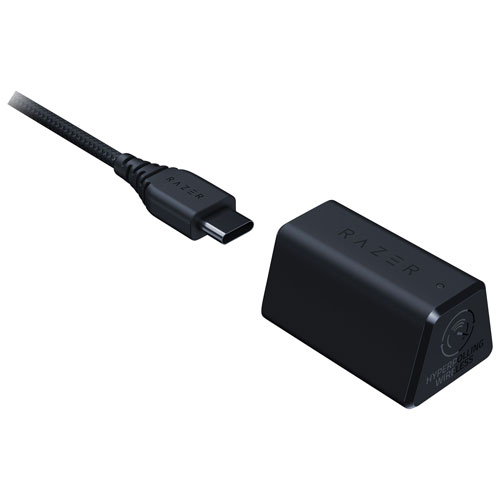 Souris à clé sans fil DeathAdder V3 Pro + HyperPolling de Razer - Noir