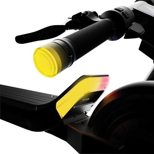 Trottinette électrique Go d'Apollo (Moteur de 350 W/Autonomie de 48 km/Vitesse maximale de 44 km/h) - Gris cosmique