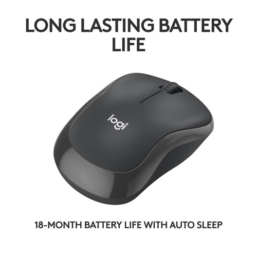 Logitech M240 Silent 4000 DPI Bluetooth Optical Mouse - Graphite