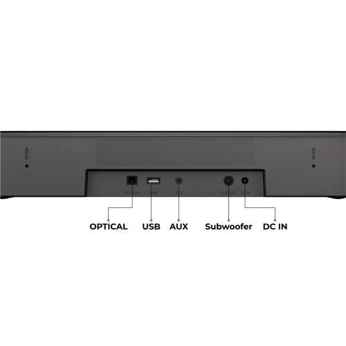 ULTIMEA Aura A30 5.1 Channel Soundbar with App Control, BassMX Technology & SurroundX Technology, 121 Preset EQ Matrices, 6 Adjustable Surround Levels