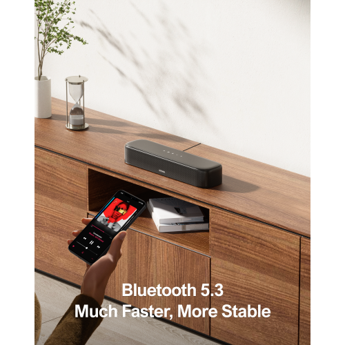 ULTIMEA Aura A30 5.1 Channel Soundbar with App Control, BassMX Technology & SurroundX Technology, 121 Preset EQ Matrices, 6 Adjustable Surround Levels