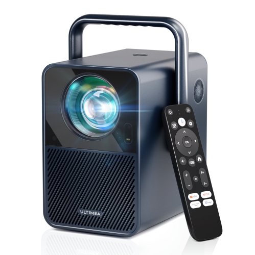 Image 1 de 9.. [Officiellement Android 11,0 et NETFLIX certification & WiFi 6 & Bluetooth 5,3] décodage ULTIMEA Poseidon E40 projecteur 4K, projecteur de cinéma