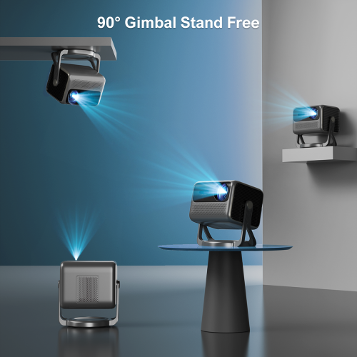 [Android TV 11.0 & Netflix Officially & Dolby Audio & 90° Gimbal Stand] ULTIMEA Nova C40 Projector with Wifi and Bluetooth 5.3, Smart Home Theater