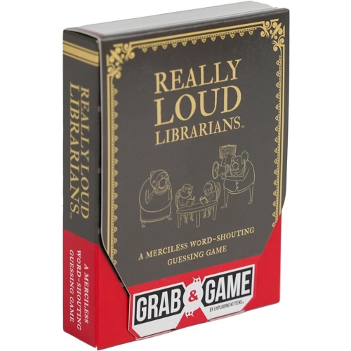 Exploding Kittens LLC Grab & Game: Really Loud Librarians 2-4 players, ages 8+, 15 minutes