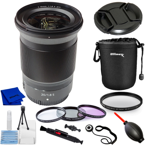 Ensemble d'accessoires avec objectif 20093&nbsp;mm f/1,8 S NIKKOR Z 20&nbsp;mm de Nikon : 10PC