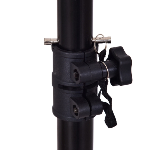 Costway Portable 15'' 2000W 2-way Powered Speaker Stand with TWS & Illuminating Light