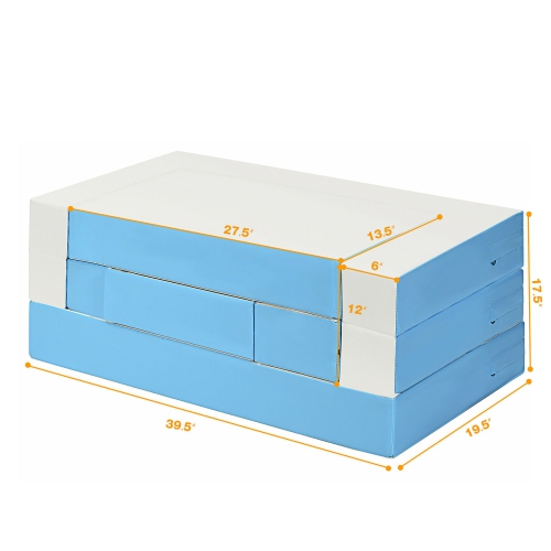 Costway 4-in-1 Crawl Climb Foam Shapes Playset Softzone Toy Kids Toddler Preschoolers