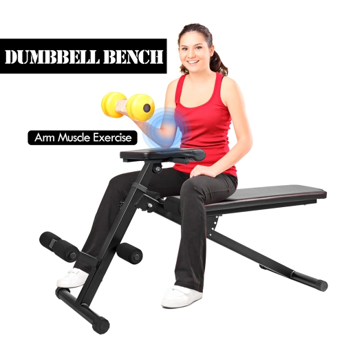 Costway Adjustable Weight Bench Strength Workout Full Body Exercise