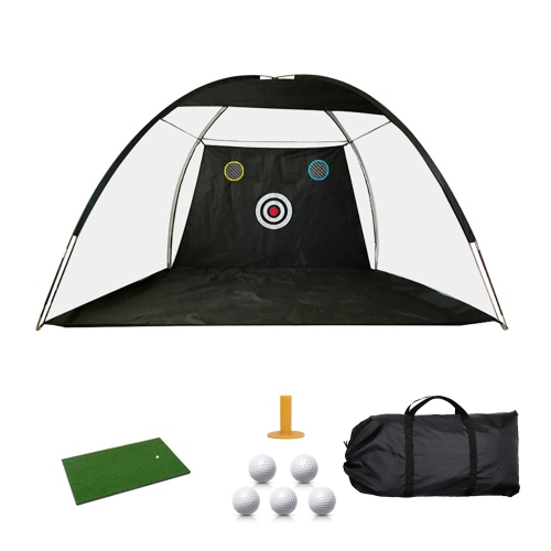 axGear Golf Practice Hitting Net Ball Turf Tee Set for Indoor Backyard Portable