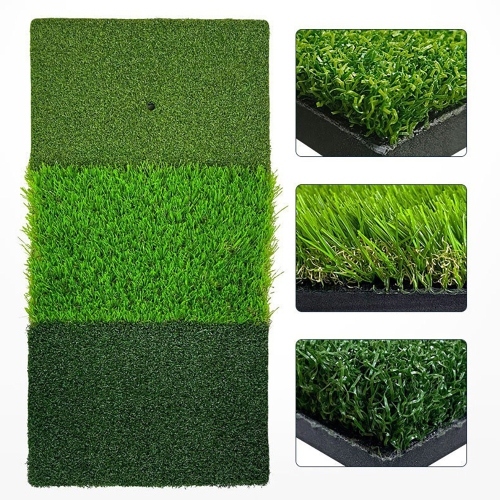 axGear Turf Golf Hitting Mat 3 in 1 Practice Grass Mat Green Rough Fairway Tri-Turf