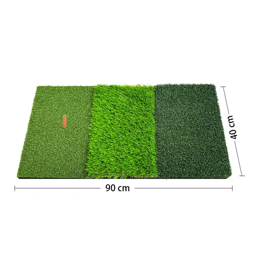 axGear Turf Golf Hitting Mat 3 in 1 Practice Grass Mat Green Rough Fairway Tri-Turf
