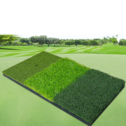 axGear Turf Golf Hitting Mat 3 in 1 Practice Grass Mat Green Rough Fairway Tri-Turf