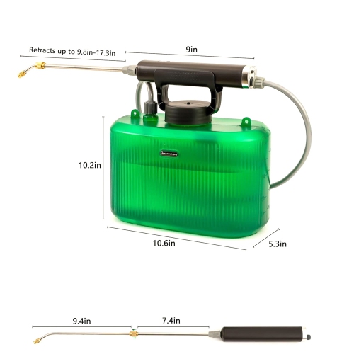 axGear Battery Powered Sprayer 5L 1.35 Gallon Garden Plants Sprayer Pump Portable