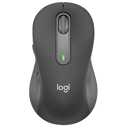 Souris sans fil précise Bluetooth 4000 ppp Signature M650 L for Business de Logitech pour mains de moyenne à grande taille - Graphite