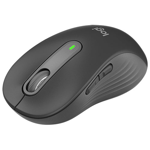 Souris sans fil précise Bluetooth 4000 ppp Signature M650 L for Business de Logitech pour mains de moyenne à grande taille - Graphite