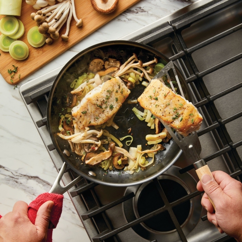 Poêle à frire de 10 po en acier au carbone Nitro 25 cm de KitchenAid - Gris