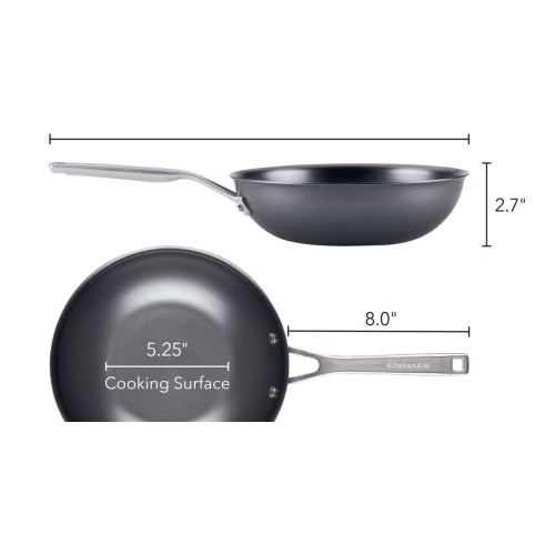 KitchenAid Nitro Carbon Steel 10"/25cm Stir Fry Gray