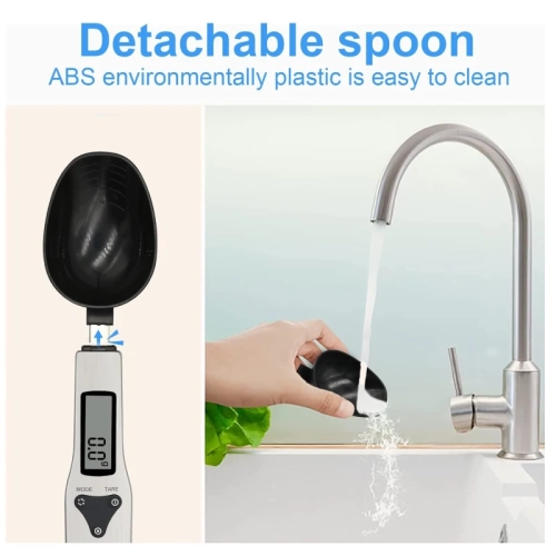 500g Precision Electronic Measuring Spoon Scale - High-Accuracy Portable Kitchen Weighing Tool for Cooking and Baking