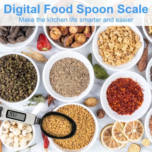 500g Precision Electronic Measuring Spoon Scale - High-Accuracy Portable Kitchen Weighing Tool for Cooking and Baking