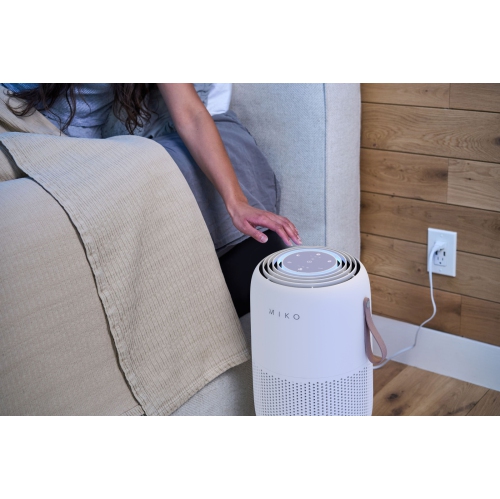Miko HEPA Smart Air Purifier up to 770 Sqft - App Controlled - White
