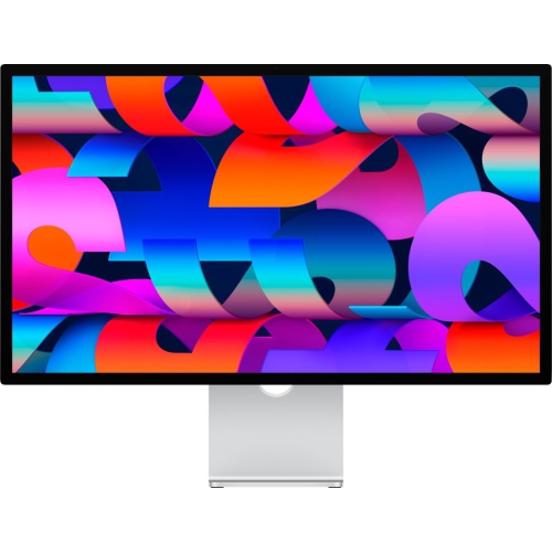 Refurbished - Apple Studio Display 27" 5K Retina Nano-Texture Glass Tilt/Height-Adjustable Monitor - Silver