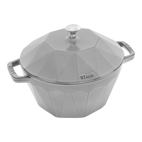 STAUB La Cocotte 2.8 L Cast Iron Round Cocotte, Graphite-Grey