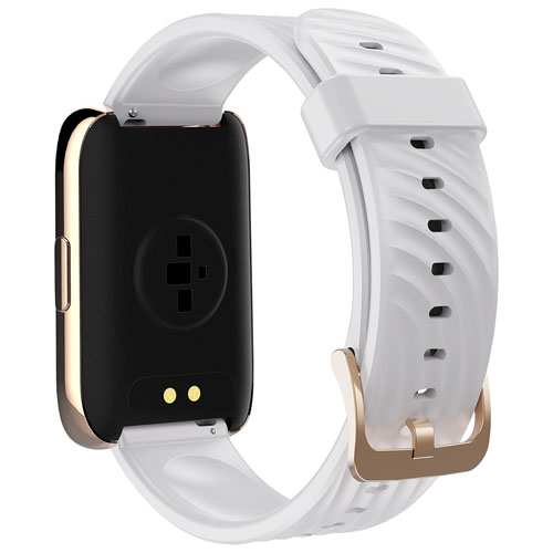 Montre intelligente Moto Watch 40 de 46 x 30 mm de Motorola avec moniteur de fréquence cardiaque - Rose