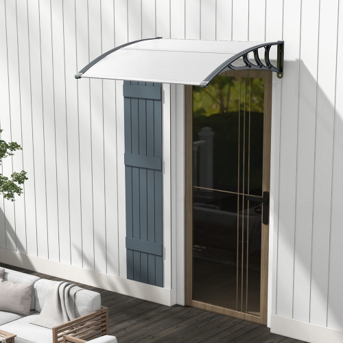 Costway 48" x 40" Window Outdoor Awning Door Canopy Exterior Awning Canopy