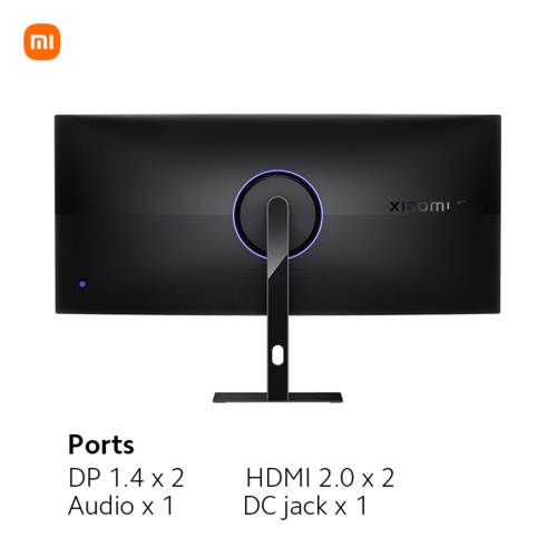 Xiaomi Gaming Monitor 34 inch Wide Curved Computer Screen: 180Hz, WQHD, Ultrawide, 1ms FreeSync, 3440*1440
