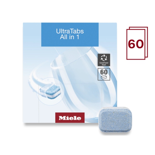 Miele UltraTabs All in 1 Dishwasher Detergent Tablets 120 tabs Bundle