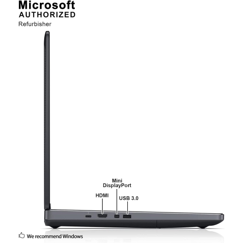 Refurbished Dell Precision 7710, 17.3" FHD WORKSTATION NVIDIA QUADRO M4000M,Xeon E3-1535M, 16GB, 240GB+500 GB, PCIe, 2 Years Warranty, 100277-21100
