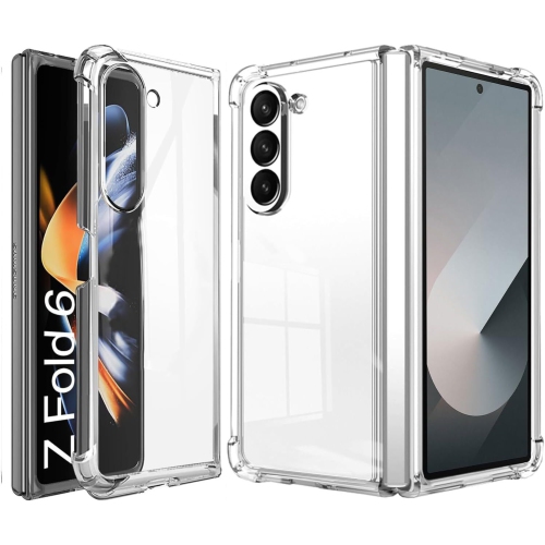 [CS] Étui rigide ultra mince en TPUR Jelly Bumper pour Samsung Z Fold 6, transparent