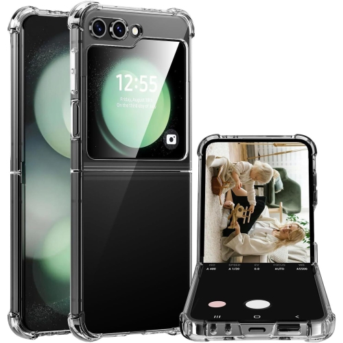 [CS] Ultra Thin Hard TPU Jelly Bumper Back Cover Case for Samsung Z Flip 6, Clear