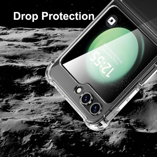 [CS] Ultra Thin Hard TPU Jelly Bumper Back Cover Case for Samsung Z Flip 6, Clear