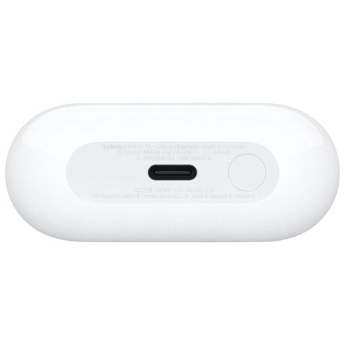 Boîte ouverte - Écouteurs boutons 100 % sans fil à suppression du bruit Galaxy Buds3 de Samsung - Blanc