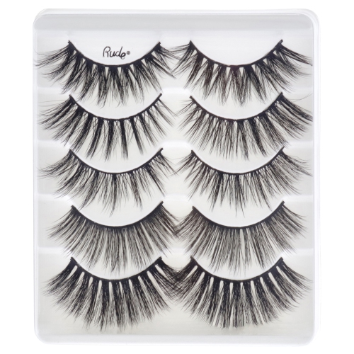 Rude Essential Faux Mink 3D Lashes 5 Multi-Pack