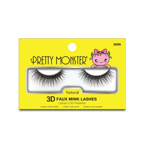 PRETTY MONSTER  Natural 3D Faux Mink Lashes