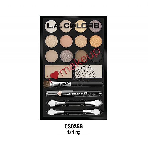 L.A. COLORS  I Heart Makeup Drama Eye Palette