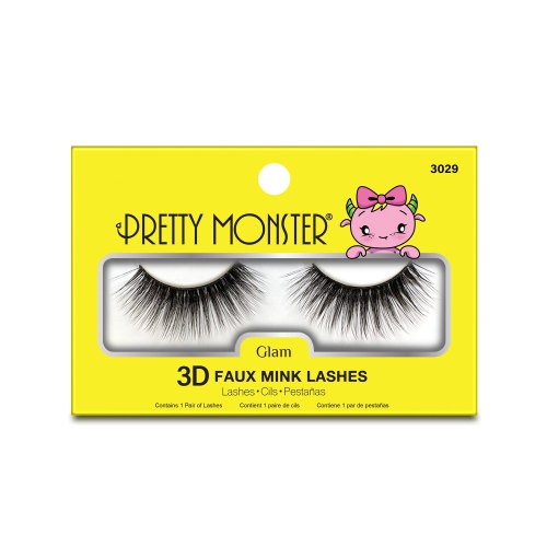 PRETTY MONSTER  Glam 3D Faux Mink Lashes