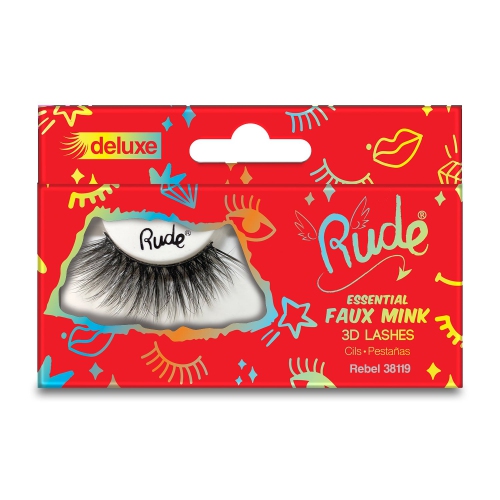 Image 1 of 1.. RUDE Essential Faux Mink Deluxe 3D Lashes