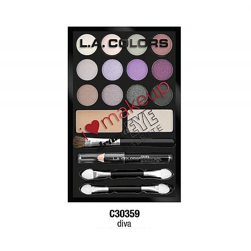Image 1 de 1.. L.A. COULEURS I fond de TEINT coeur Drama Eye palette