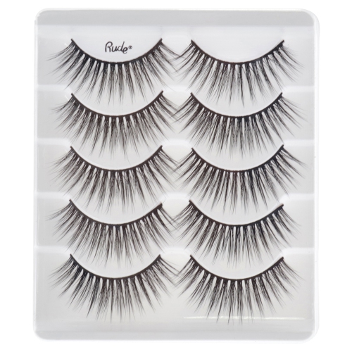 Rude Essential Faux Mink 3D Lashes 5 Multi-Pack