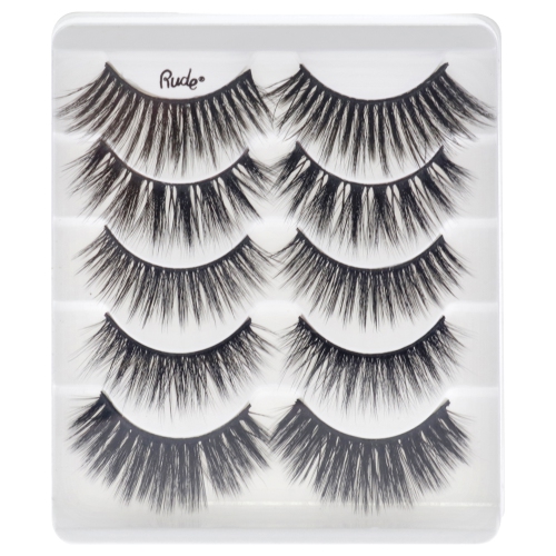 RUDE Essential Faux Mink 3D Lashes 5 Variety Pack - Surprise Me