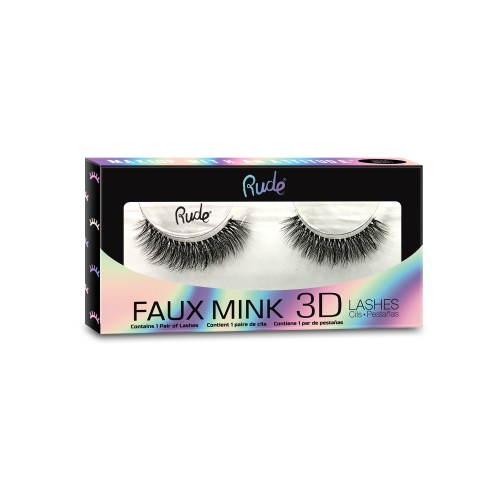 RUDE Lush Faux Mink 3D Lashes