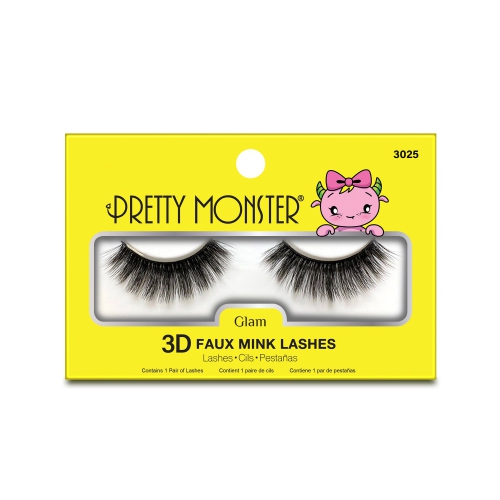 PRETTY MONSTER  Glam 3D Faux Mink Lashes