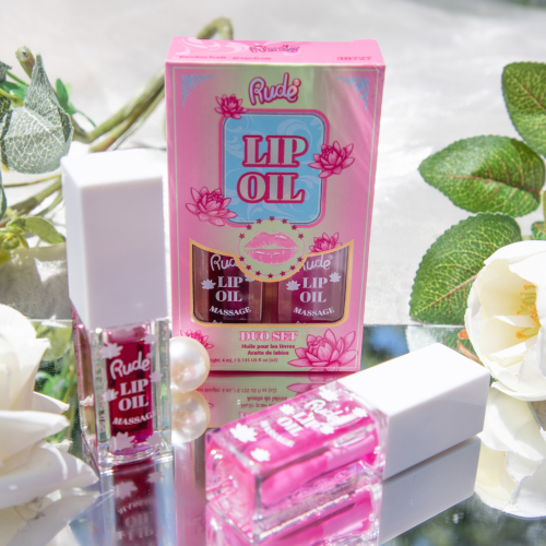 RUDE  Lip Oil Massage Duo