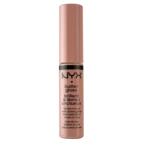 NYX  Butter Gloss It is super shiny, smells a bit like vanilla, and also nourishes the lips