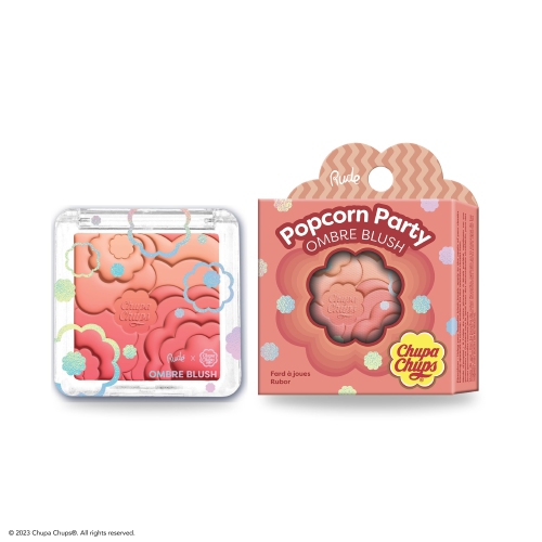 RUDE  Chupa Chups Popcorn Party Ombre Blush