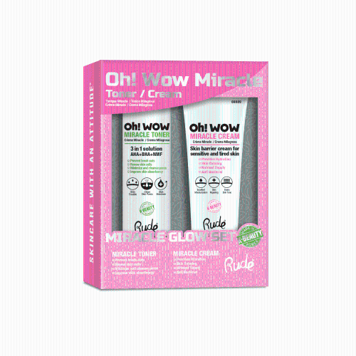 RUDE Oh Wow! Miracle Miracle Glow Set