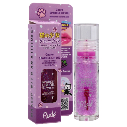 RUDE Manga Sparkle Lip Oil